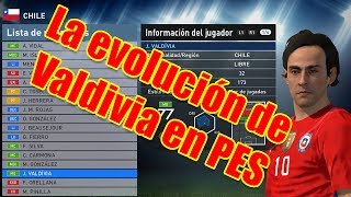 La evolución de Jorge Valdivia en Pro Evolution Soccer PES [upl. by Noellyn823]