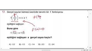 ALES 20242 SAYISAL AKADEMİK PERSONEL VE LİSANSÜSTÜ EĞİTİM GİRİŞ SINAV ÇÖZÜMLERİ SORU 12 280724 [upl. by Seavir255]