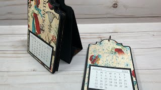 Easel Style Tag Calendar a Country Craft Creations Design Team Project [upl. by Nylakcaj]