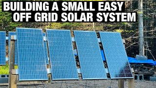 Building a Small OFF GRID Solar System [upl. by Ailemap461]