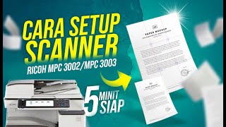 RICOH  CARA SETUP SCANNER RICOH MPC3002MPC3003 [upl. by Pump]