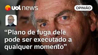 Bolsonaro não esconde desejo de fuga e pode executar o plano a qualquer momento diz Josias de Souza [upl. by Ytitsahc503]