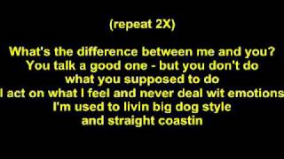 Dr Dre ft Eminem amp Xzibit  Whats the Difference lyrics on screen [upl. by Ingemar797]