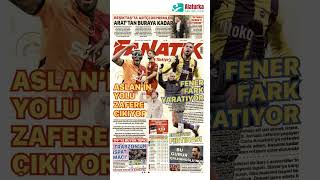 Fanatik Gazetesi 1 Sayfa  30 Kasım 2024 [upl. by Aleron]