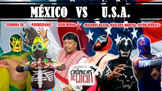 CL MEX vs USA Prehispanic  Fishman Jr Juan Diego vs Maximus Black  Jacob Wheels  Dead Mask [upl. by Noyar]