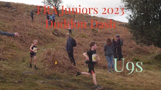 U9s at the FRA Junior English Fell Championships 2023 Duddon Dash [upl. by Olag]