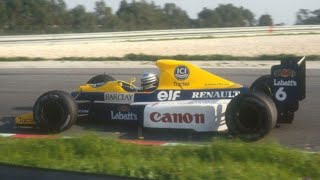 Riccardo Patrese RARE Onboard Estoril 198990 Williams Test [upl. by Read697]