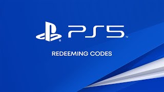 Redeeming Codes on PS5 Consoles [upl. by Assilat938]