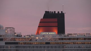 SIRENA BOREALIS amp QUEEN ANNE CRUISE SHIPS ARRIVING SOUTHAMPTON 280824 [upl. by Scevor]