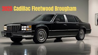 WAO 😲 Unveiling the AllNew 2025 Cadillac Fleetwood Brougham ‍♂️  exterior  interior [upl. by Haissem]