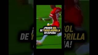 😱🇨🇴 ¡ASÍ FUE EL PRIMER GOLAZO DE YASER ASPRILLA CON GIRONA LEVEL TOP colombia [upl. by Lodie133]