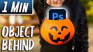 Photoshop  How to Put an Object behind Another Fast Tutorial [upl. by Niamjneb]