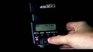 HOW TO USE THE CANON 430EX II OR THE CANON 430EX [upl. by Akinohs973]