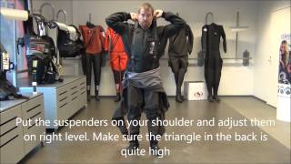 How to dress a drysuit [upl. by Lette]