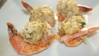 Stuffed Shrimp  Cooked by Julie  Episode 47 [upl. by Nnaylime]