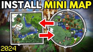 How to Install a Minecraft Minimap Mod in 2024 Xaeros Minimap [upl. by Roderic]