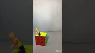 Lego man finds rubix cube stopmotion legosubscribe [upl. by Tiler683]