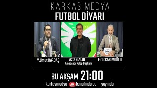 FUTBOL DİYARI  BAŞKAN AZİZ ELALDI SORULARIMIZI YANITLIYOR  19032024 [upl. by Aihsiyt]