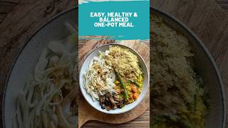 Easy Healthy Balanced One Pot Meal  PlantBased  OilFree [upl. by Ahsilahk712]