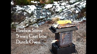 Firebox Stoves new 5way Dutch Oven  Cunning Cast Iron Cookery [upl. by Dick]