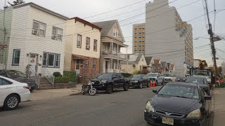 A walk in Bayonne NJ  W 9th St to Avenue E by 15th St [upl. by Weig691]