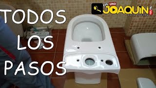 COMO INSTALAR UN WC O INODORO [upl. by Niatsirhc]