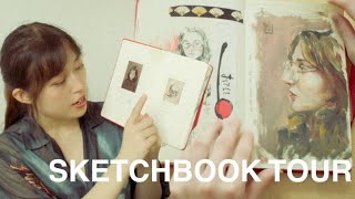 sketchbook tour ✿ 2023 art journal flipthrough [upl. by Mccowyn]