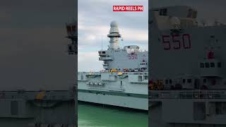 Cavour aircraftcarrier and Bergaminiclass frigate Alpino sailing in the waters of the Philippines [upl. by Chastity602]