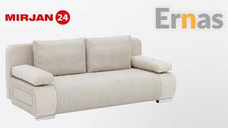 Sofa Ernas Cord mit Bettkasten und Schlaffunktion [upl. by Hniht72]