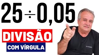 DIVISÃO COM VÍRGULA [upl. by Assille]