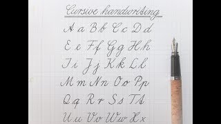 how to write in cursive  german standard for beginners [upl. by Georgia]