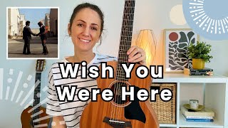 Wish You Were Here  Guitar Lesson Pink Floyd Guitar Tutorial Picking and Chords [upl. by Adamsun]