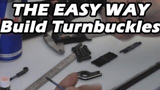 How To Build RC Turnbuckles the easy way [upl. by Ahsiled]