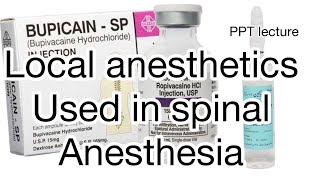 Local anesthesia used in spinal anesthesia  lignocaine  bupivicaine anesthesia localanesthesia [upl. by Brigg]