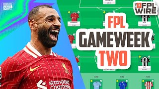 FPL Gameweek 2 Pod  The FPL Wire  Fantasy Premier League Tips 202425 [upl. by Anirbus]