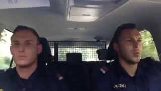 Österr Polizei singt Atemlos von Helene Fischer [upl. by Otilrac]