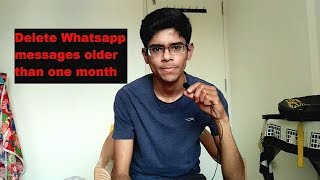 Whatsapp deleted messages older than 1 month  Delete 1 month older Whatsapp messages [upl. by Aklim401]