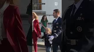 The White House Christmas Tree from Newland North Carolina arrived in DC today [upl. by Kentigera]