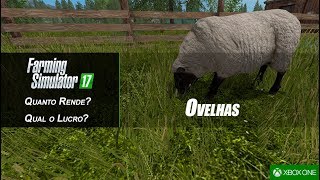 Criar Ovelhas quanto custa Qual rende Quanto dá de lucro FS17  XBOX ONE  ptbr [upl. by Acirederf]