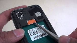 Samsung Galaxy Ace How to Remove SIM Card [upl. by Audun]