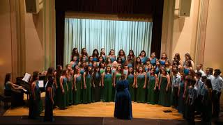 ROSARTE Childrens Choir  Μικραίνει το φεγγάρι Μάνος Χατζηδάκις επεξ Πάνος Κοσμίδης [upl. by Faxon]