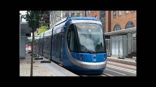 West Midlands Metro Library Centenary Square to Edgbaston Village testing Thursday 7th July 2022 [upl. by Albie285]