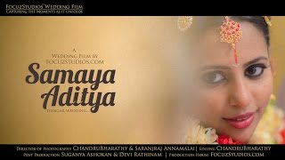 Beautiful Iyengar Wedding Video in Chennai by FocuzStudioscom  SAMAYA  ADITYA [upl. by Ennaid]