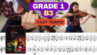 Grade 1  B3 quotTumbalalaikaquot ABRSM Violin 2024  Fast Tempo ♩ 138 with Sheet Music [upl. by Fernanda]