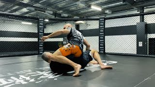 Kneeride Backstep to Mount  BJJ Fundamentals [upl. by Novej]