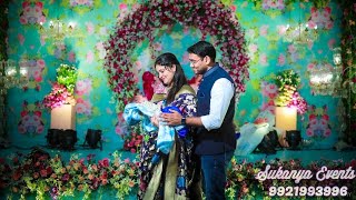 🎀 Naming Ceremony Decoration  Baby Name Revealing Ideas  Namkaran Sohala SukanyaEvents [upl. by Rednijar]