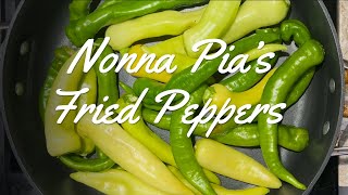 Nonna Pias Garden Picked Fried Peppers  Surprise Food Pairing Watch to Find Out [upl. by Parthen]