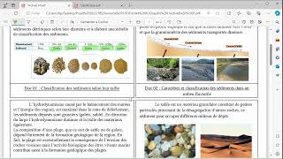 1Classification des sédiments selon leur taille [upl. by Aihcrop]