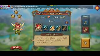 Lords Mobile  F2P Elite Hero Stage 615 Prima Donna [upl. by Krid958]