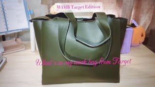 WIMB  Target Modern Work Tote Handbag [upl. by Aivizt241]